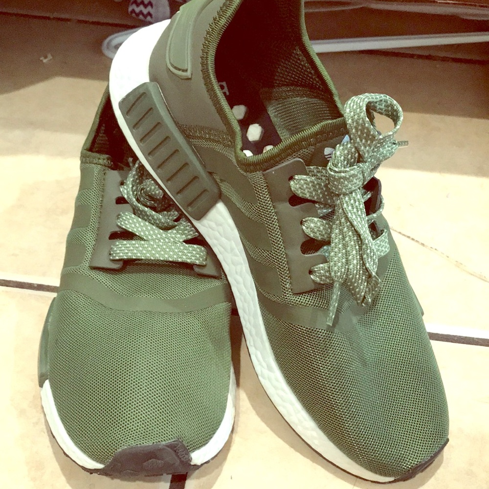 Green shoes Adidas